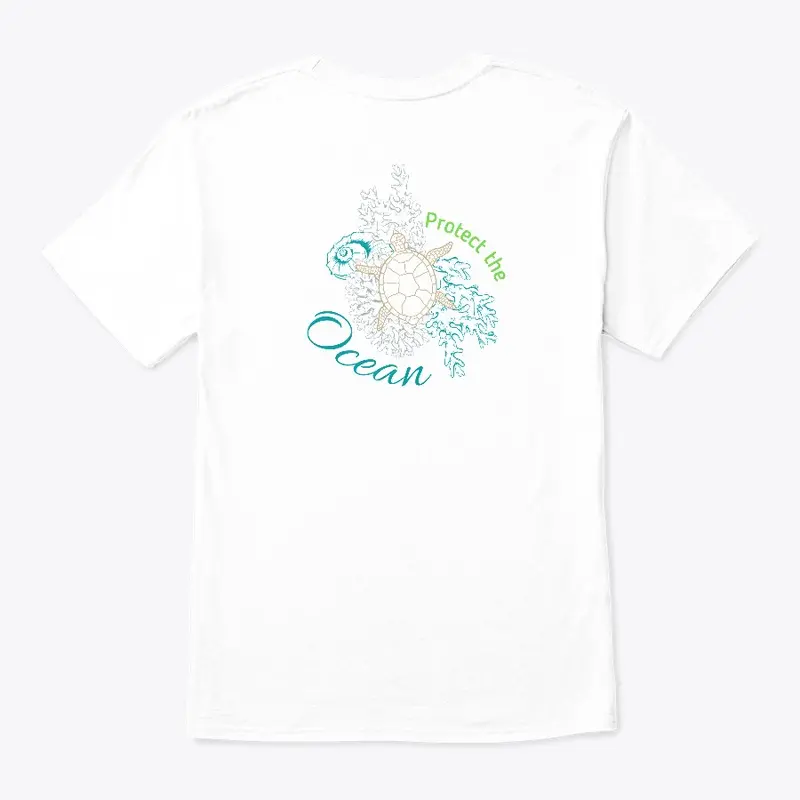 Protect the Ocean Turtle Design