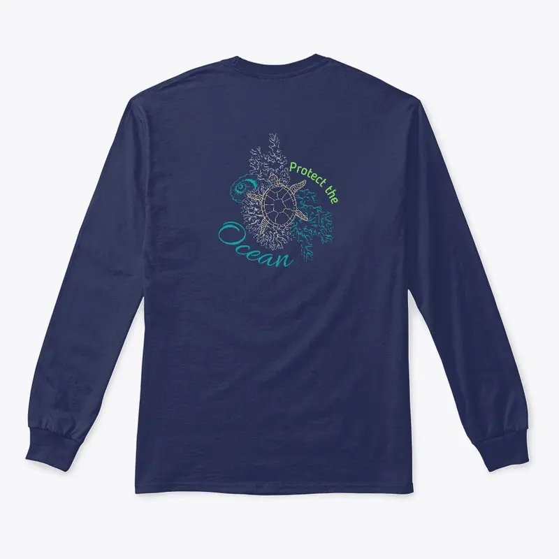 Protect the Ocean Turtle Design